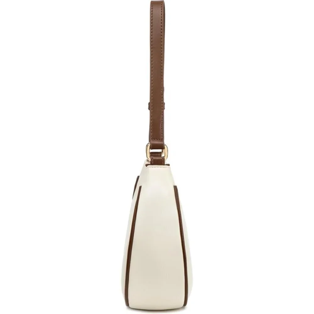 Crescent Shoulder Bag PU Leather Mini Clutch for Women Travel Casual